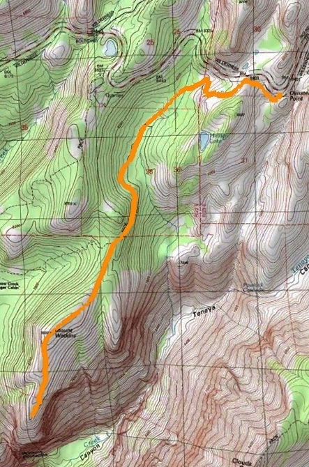 Mt Watkins Topographic Map