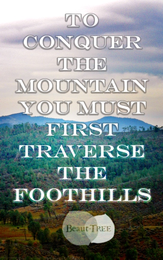 To Conquer the Mountain, You Must First Traverse the Foothills