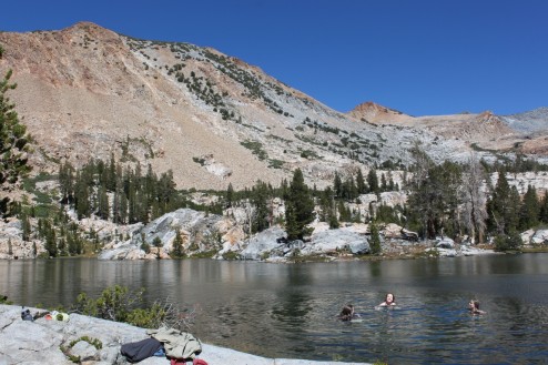 30 mile backpacking trip to swim in the most glorious swimming hole: Ottoway Lake