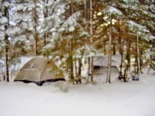How to deal with unexpected winter camping