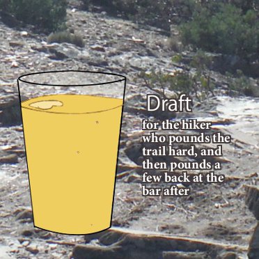 The hiker who waits to get back to bar is all business on the trail. What does your hiking brew say about you?