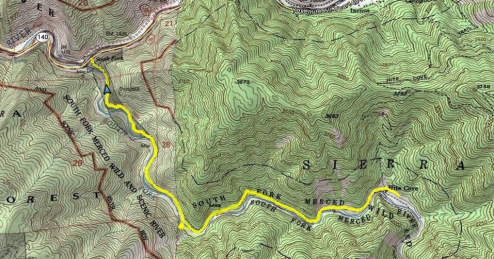 Hite Cove Topo Map