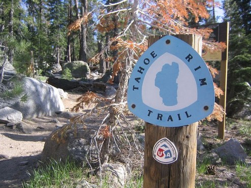 Tahoe Rime Trail Sign