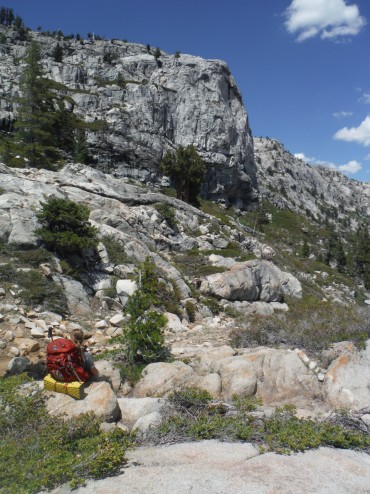 Backpacking in the Emigrant Wilderness, outside of Yosemite National Park CA
