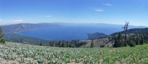 Vista of Lake Tahoe from Mount Baldy