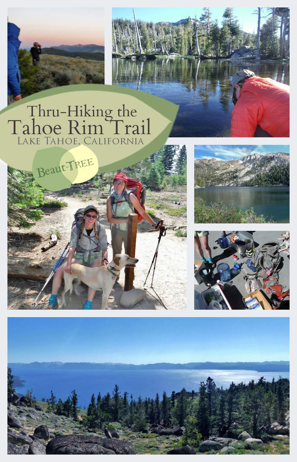 Tahoe rim outlet trail thru hike