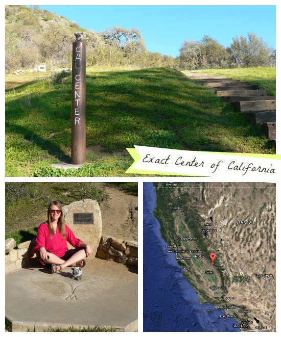 Exact Center of California