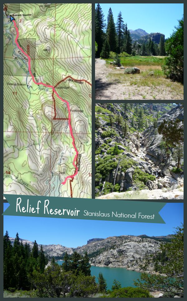 Hike to Relief Reservoir Trail Map