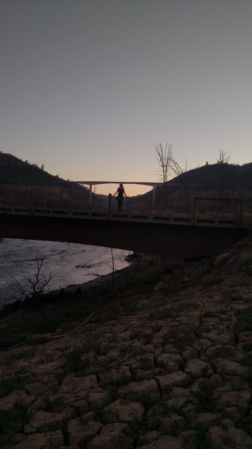 Sunset on the Old Parrotts Ferry Bridge