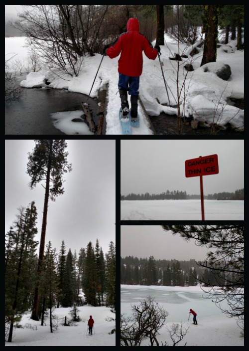 Frozen Manzanita Lake, Lassen National Park