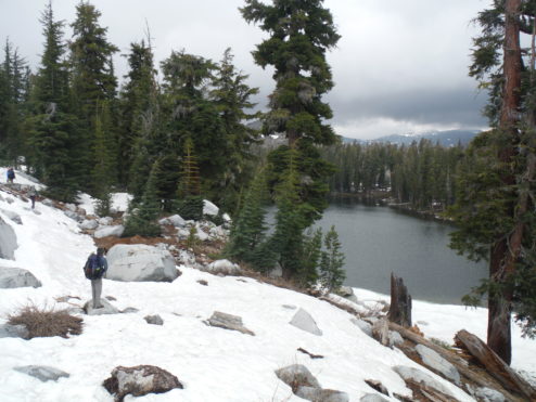 Hike to Aloha Lake in June Snow