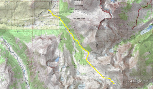Parker Pass Topo Map