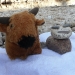 Inspired by the rocks at the merced river beach we made this ox shaped stacking