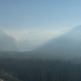 Tenaya Lake on my morning drive to the east side - socked in the smoke.