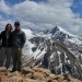 Curtis and I at the windy summit