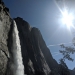 Upper Yosemite Falls - this is a side view of the falls also gives off a nice mist