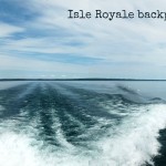 Isle Royale panorama on boat