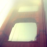 Foggy Golden Gate Tower