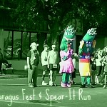 Stockton Spear-It Run - the only run with Asparagus mascots?!