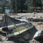 Camping at Gem Lake, Emigrant Wilderness