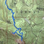 Moro Rock Hike Map, Sequoia National Park